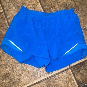 Lululemon Athletica Bright Blue Athletic Shorts